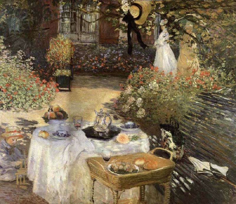 Claude Monet Luncheon Norge oil painting art